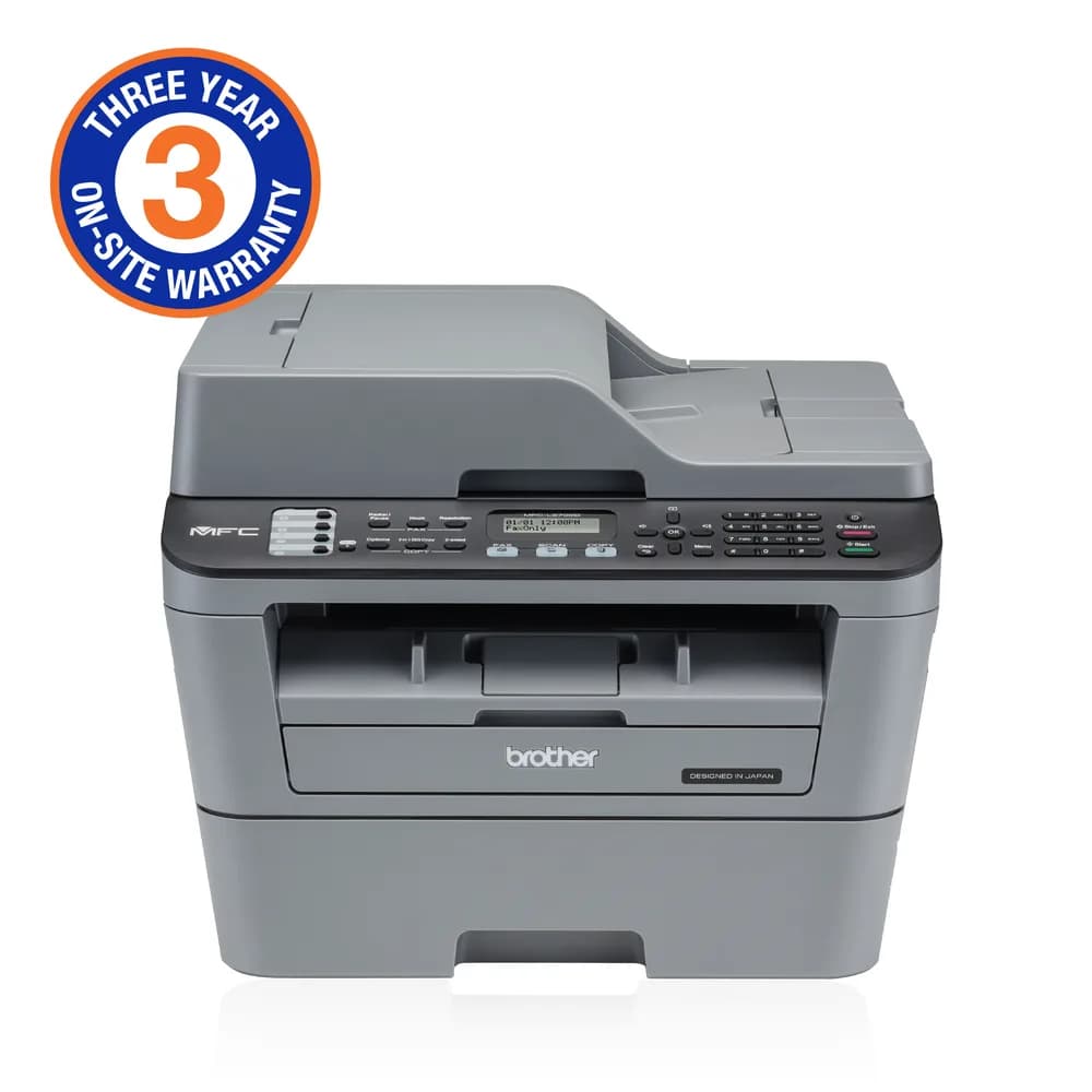 Brother Mid-Range Mono Laser MFC with Duplex printing and wired and wireless printing...
