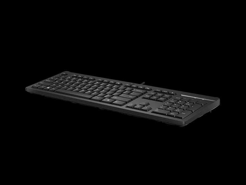 HP 125 G2 USB Wired Keyboard EURO