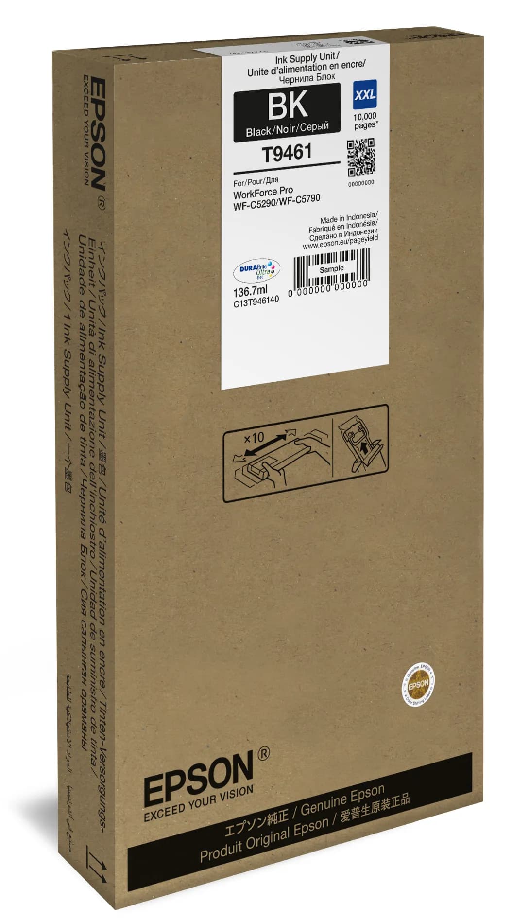 WF-C5xxx Series Ink Cartridge XXL Black - 10000 pages