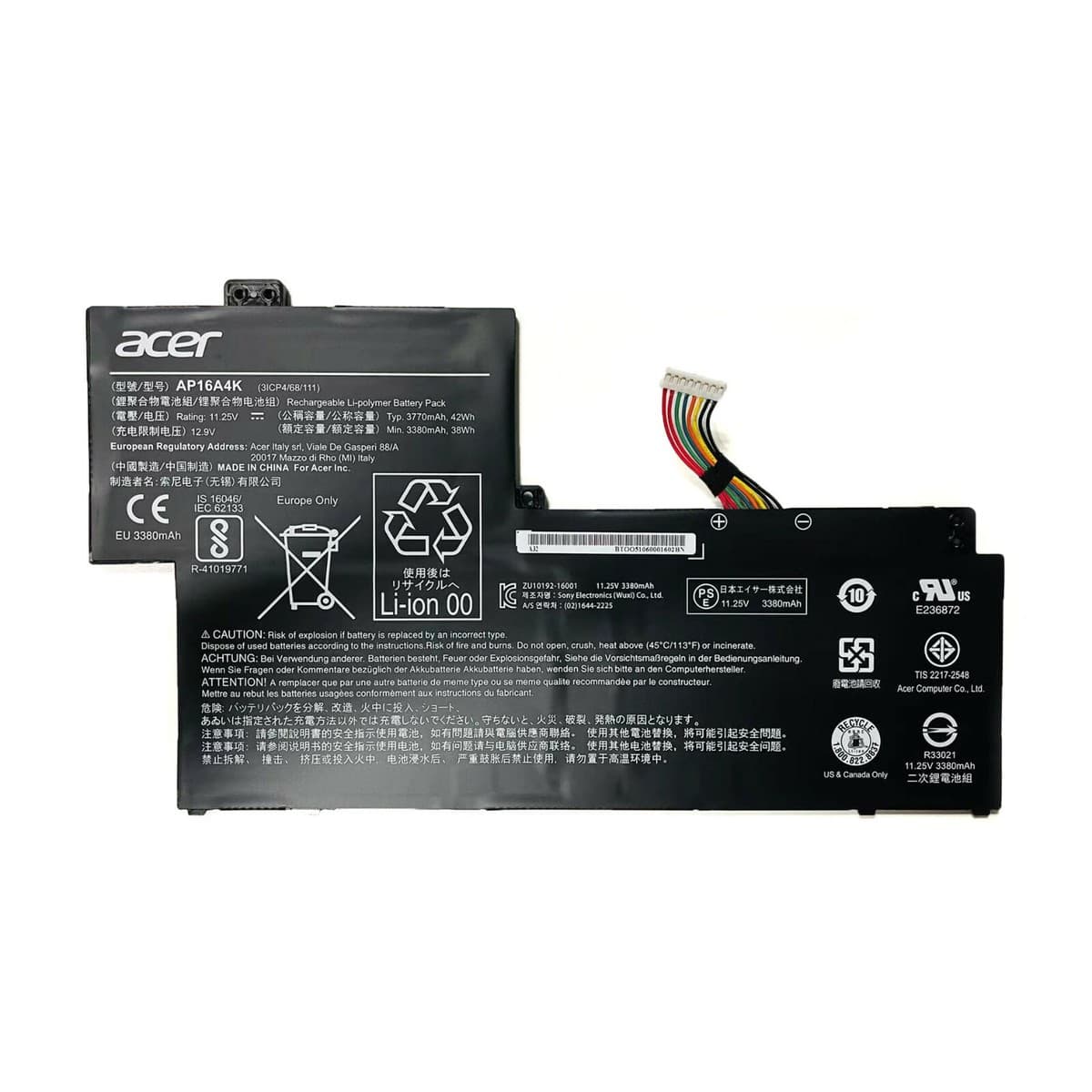 Battery BATACE07001A