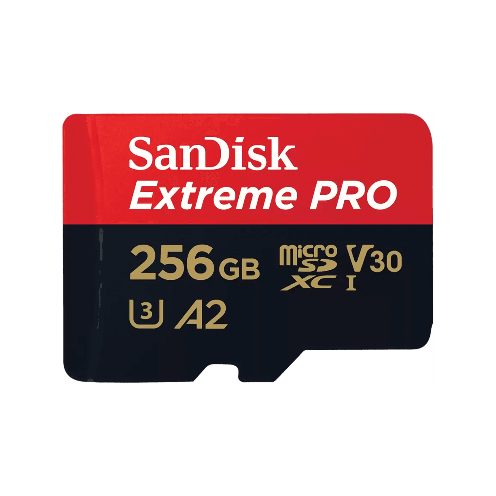 Sandisk Extreme Pro 256GB 4K Video MicroSDXC Card with Adapter