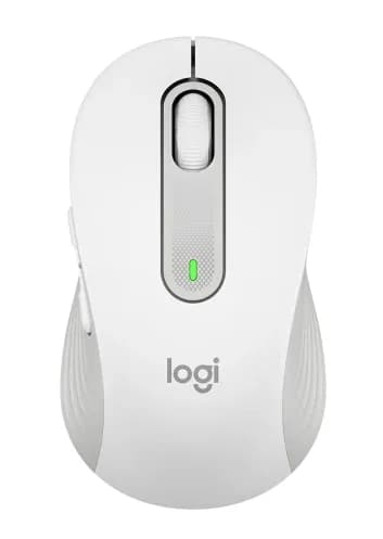 Logitech M650 - Signature Wireless Mouse - Off-White - Bluetooth