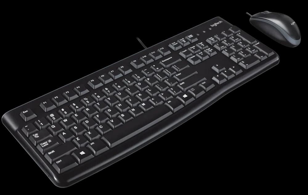 Logitech MK120 Wired Desktop Combo - Black